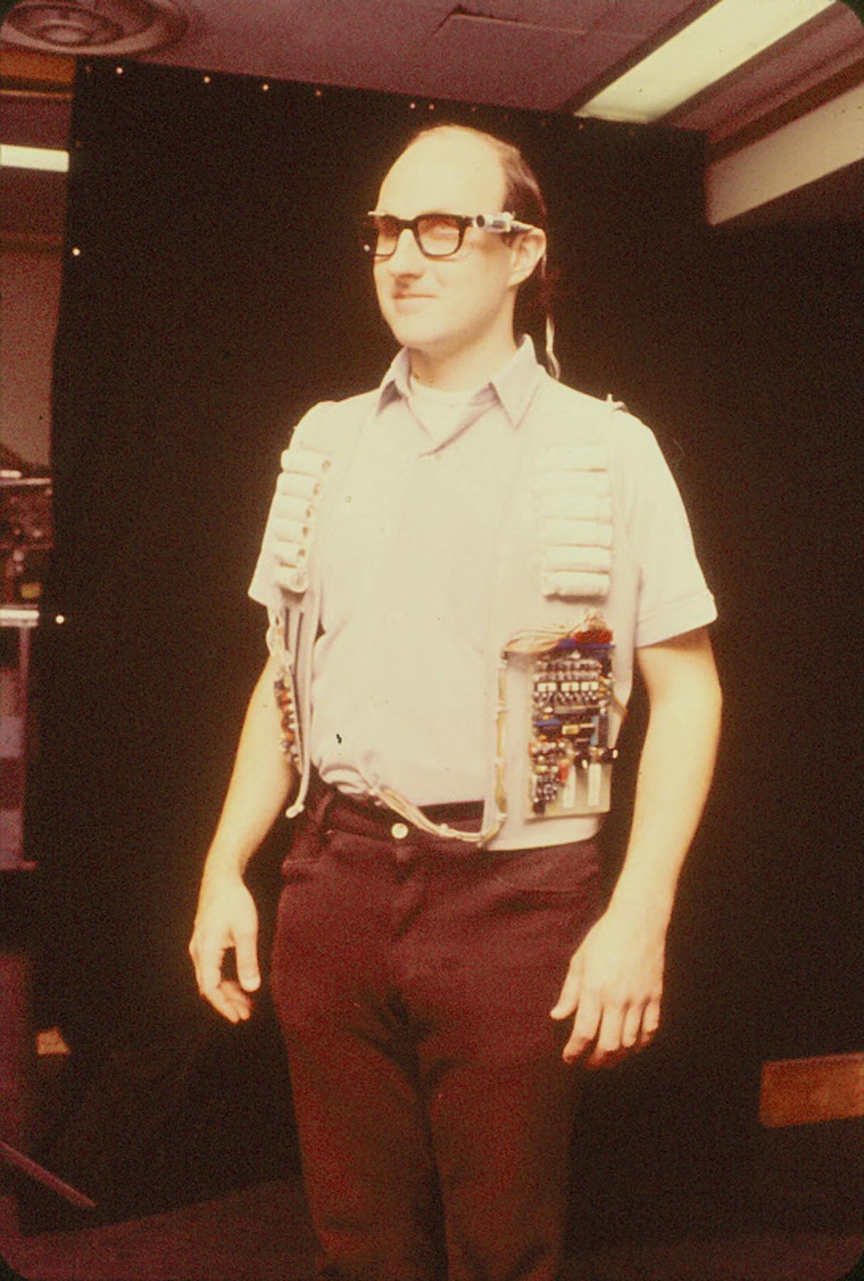 Bill Gerrey testing TVSS technology